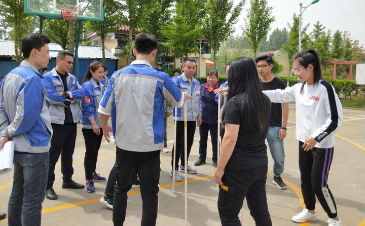 移動森林，看似簡單，實際操作不易，培養了運動員們做事的專注能力