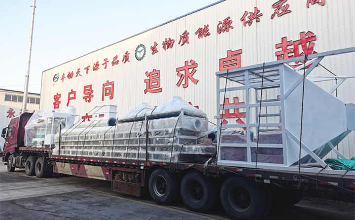 制粒機生產線設備裝車完成