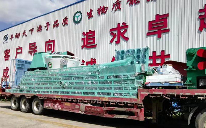 生產(chǎn)線設(shè)備準(zhǔn)備發(fā)往哈爾濱