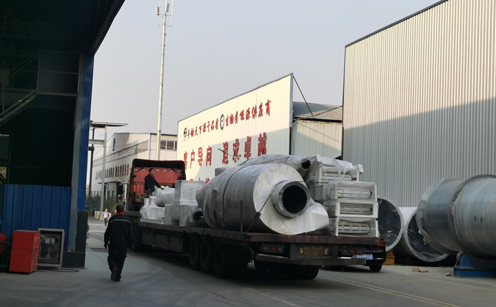 菌棒顆粒機(jī)裝車完成，發(fā)往安徽