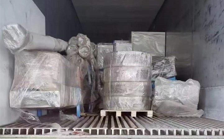 秸稈顆粒機生產(chǎn)線已到達智利