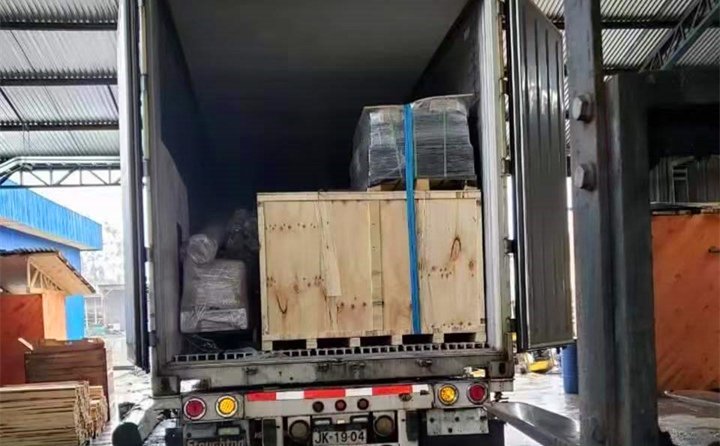 秸稈顆粒機生產(chǎn)線已到達智利