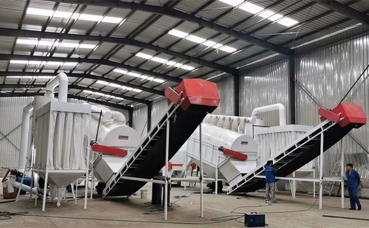 玉米秸稈顆粒機生產線