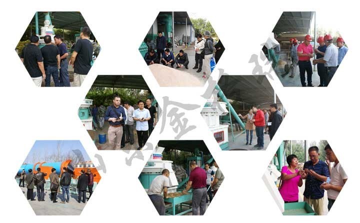 大蒜秸稈顆粒機和蒜皮秸稈顆粒機客戶見證